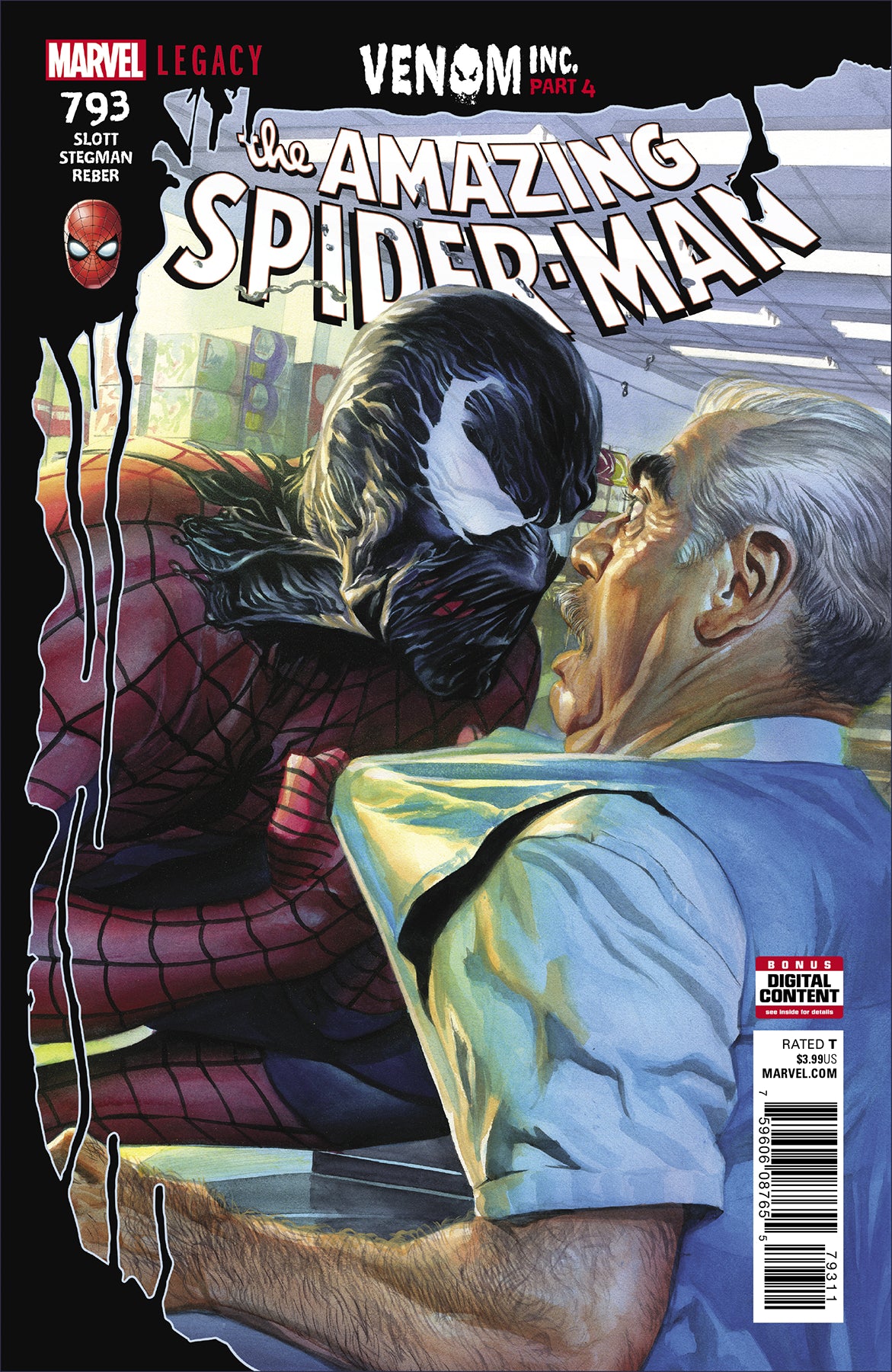 AMAZING SPIDER-MAN #793 LEG COVER