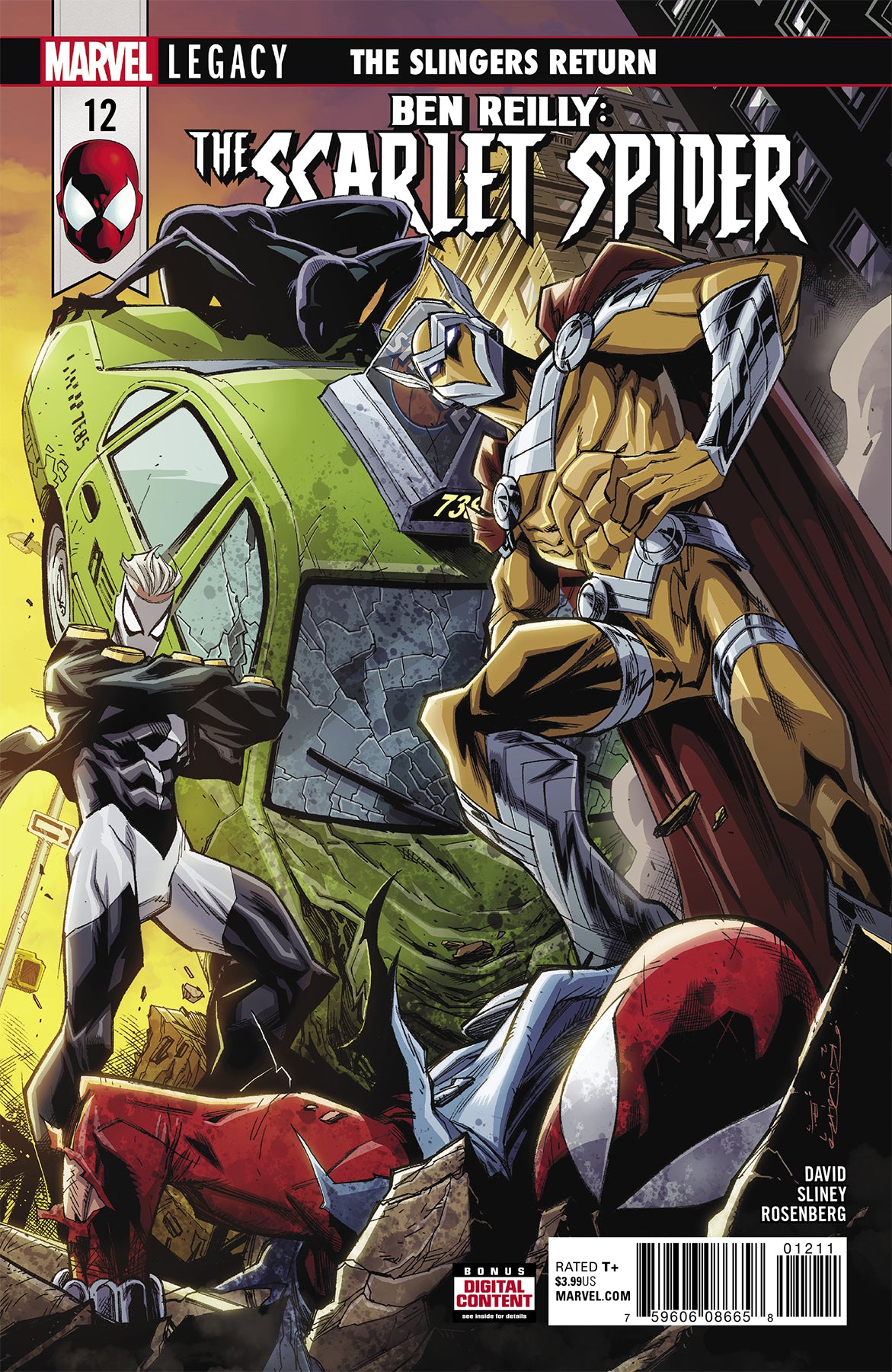 BEN REILLY SCARLET SPIDER #12 LEG COVER