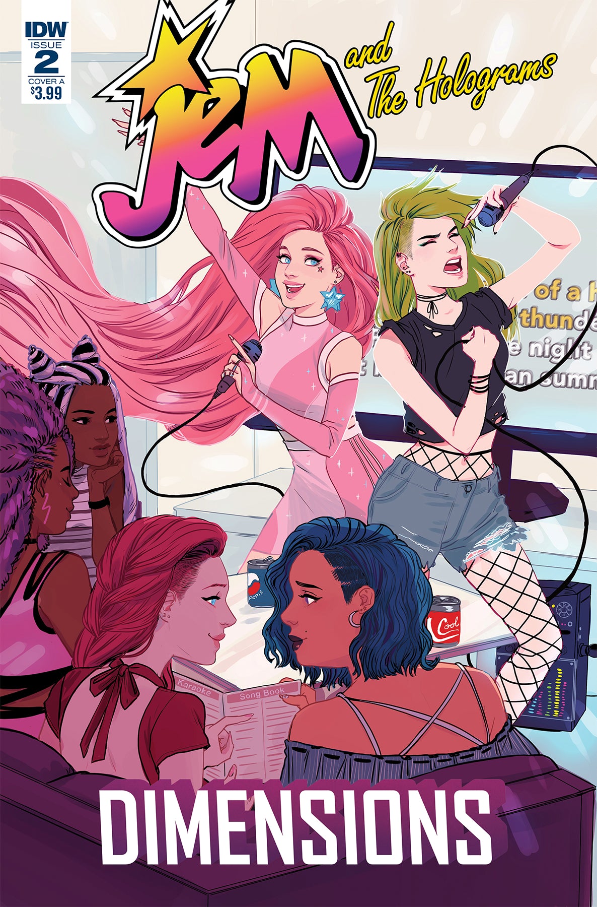 JEM & THE HOLOGRAMS DIMENSIONS #2 CVR A KEENAN COVER