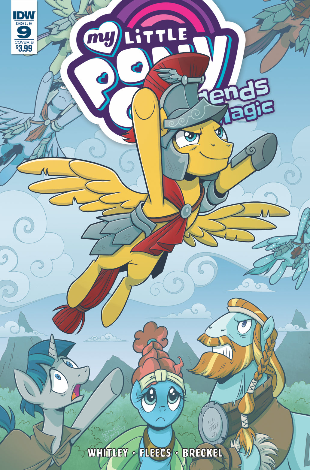 MY LITTLE PONY LEGENDS OF MAGIC #9 CVR B HICKEY COVER
