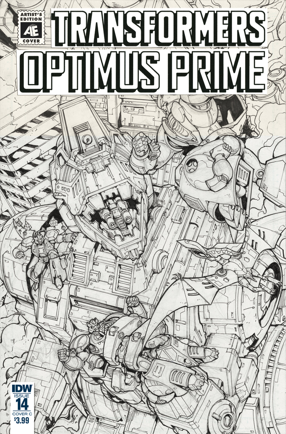 OPTIMUS PRIME #14 CVR C ARTIST ED GRIFFITH COVER