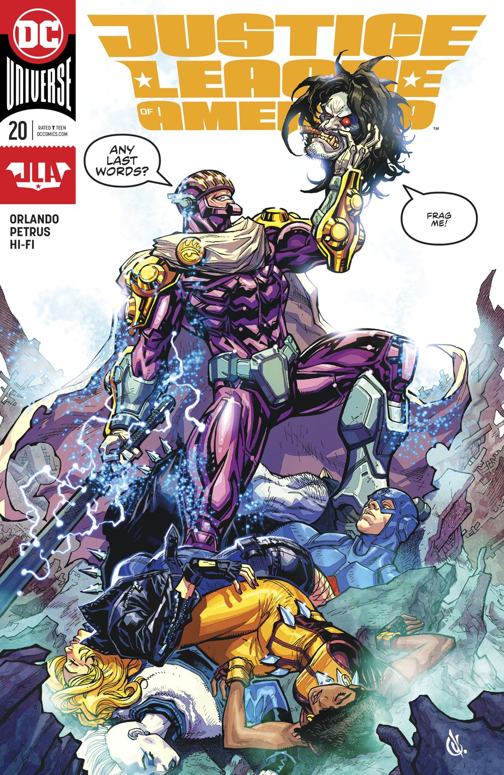 JUSTICE LEAGUE OF AMERICA #20 COVER