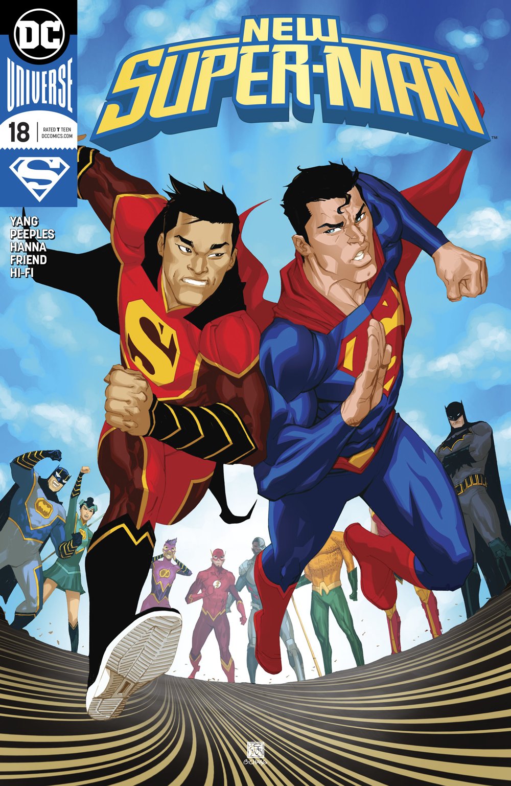 NEW SUPER MAN #18 VAR ED COVER