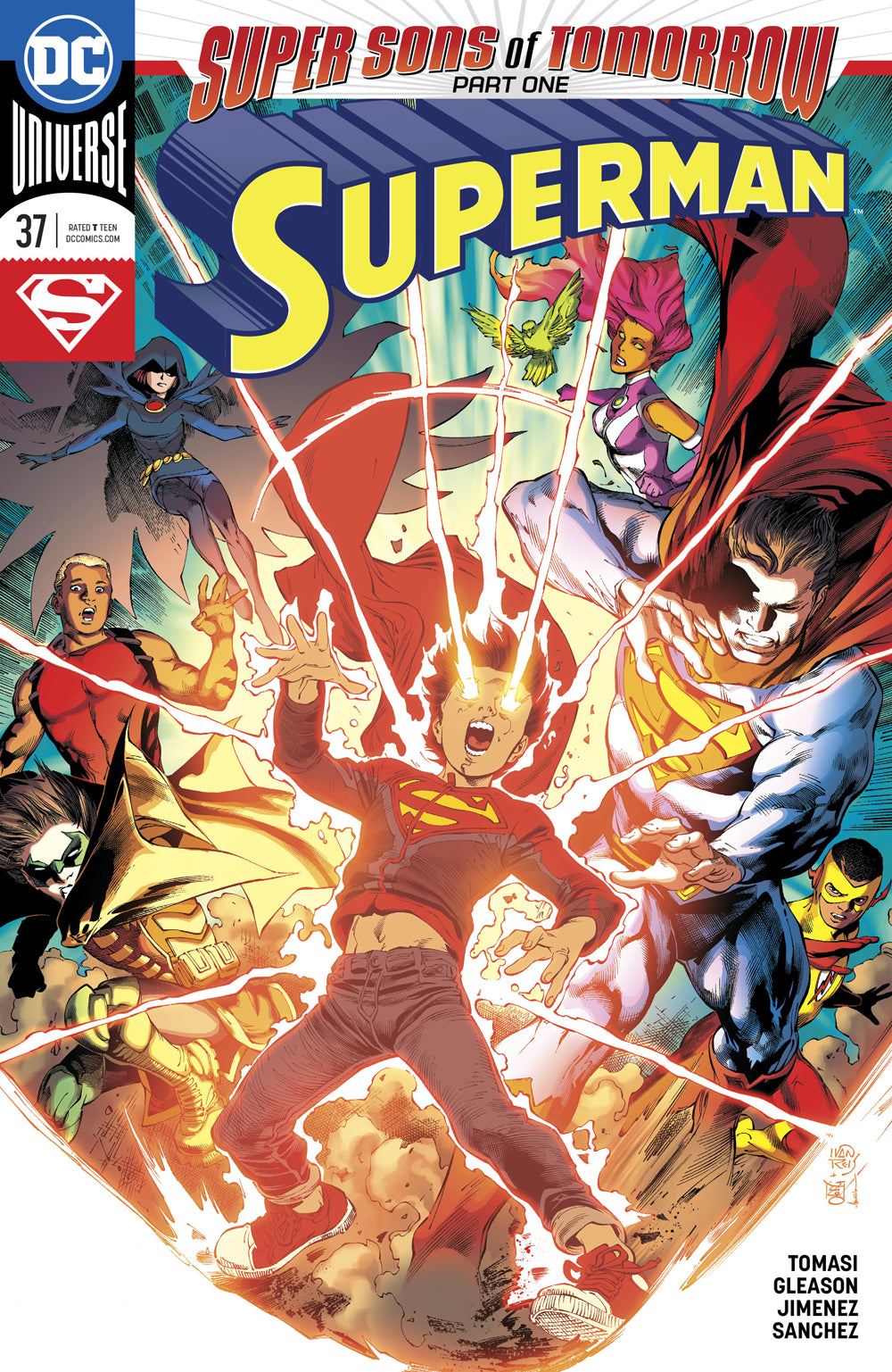 SUPERMAN #37 (SONS OF TOMORROW) COVER