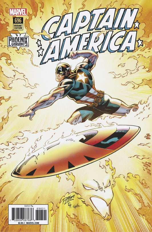 CAPTAIN AMERICA #696 LIM PHOENIX VAR LEG COVER