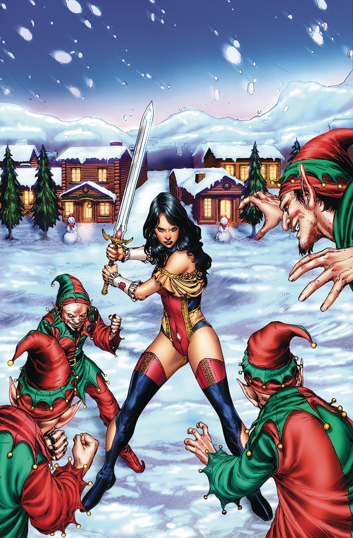 GRIMM FAIRY TALES 2017 HOLIDAY SPECIAL CVR A SILVA COVER