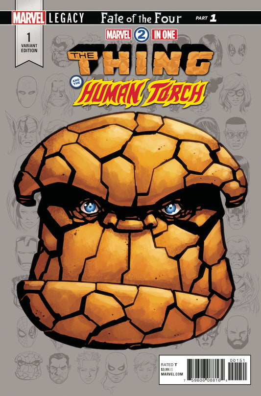 MARVEL TWO-IN-ONE #1 MCKONE LEGACY HEADSHOT VAR LEG COVER