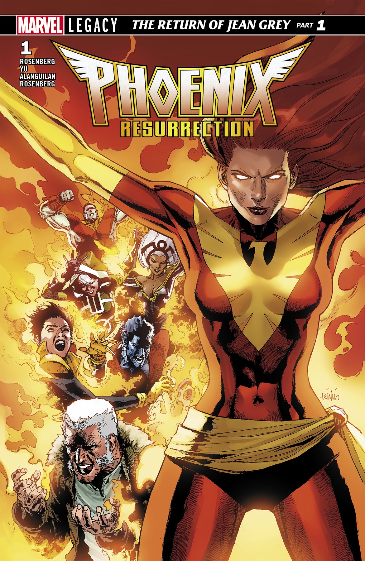 PHOENIX RESURRECTION RETURN JEAN GREY #1 (OF 5) IN-HYUK LEE COVER