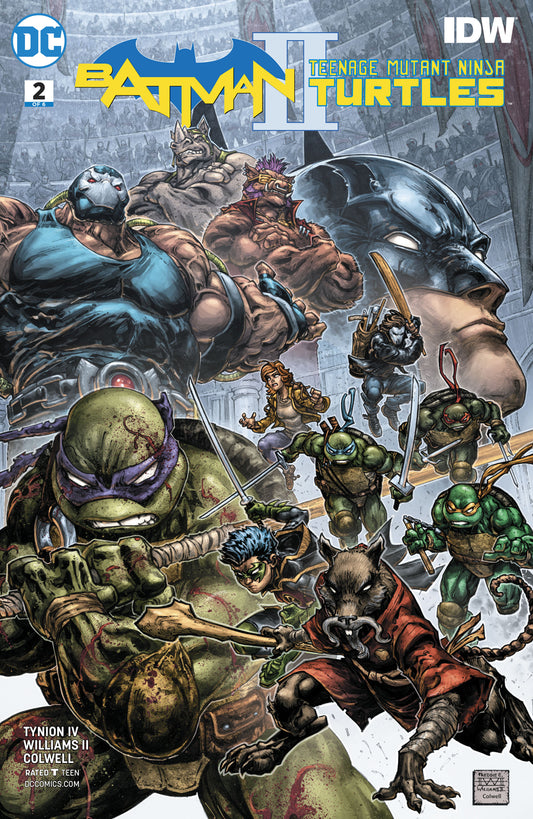 BATMAN TEENAGE MUTANT NINJA TURTLES II #2 (OF 6) COVER