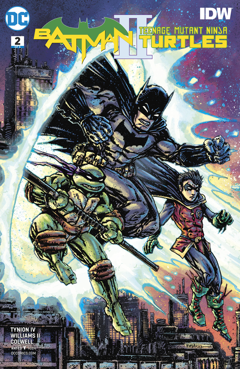BATMAN TEENAGE MUTANT NINJA TURTLES II #2 (OF 6) VAR ED COVER