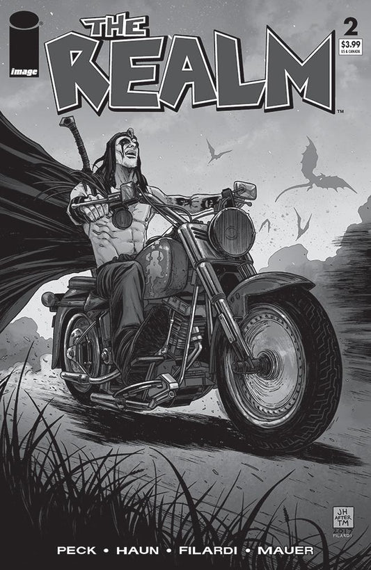 REALM #2 CVR D B&W WALKING DEAD #15 TRIBUTE VAR (MR) COVER