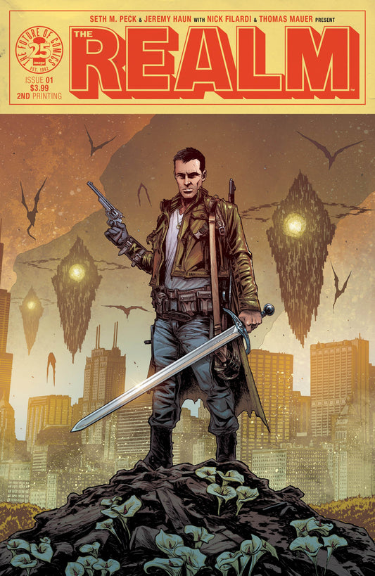 REALM #1 2ND PTG (MR) COVER