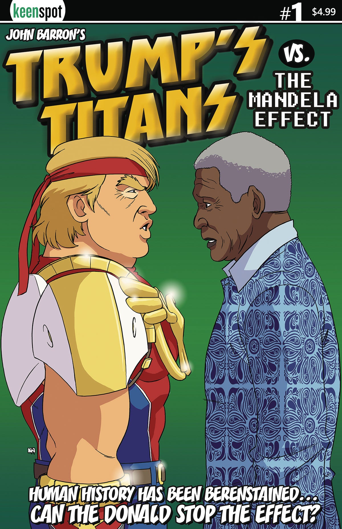 TRUMPS TITANS VS MANDELA EFFECT #1 CVR A NELSON MANDELA VAR COVER
