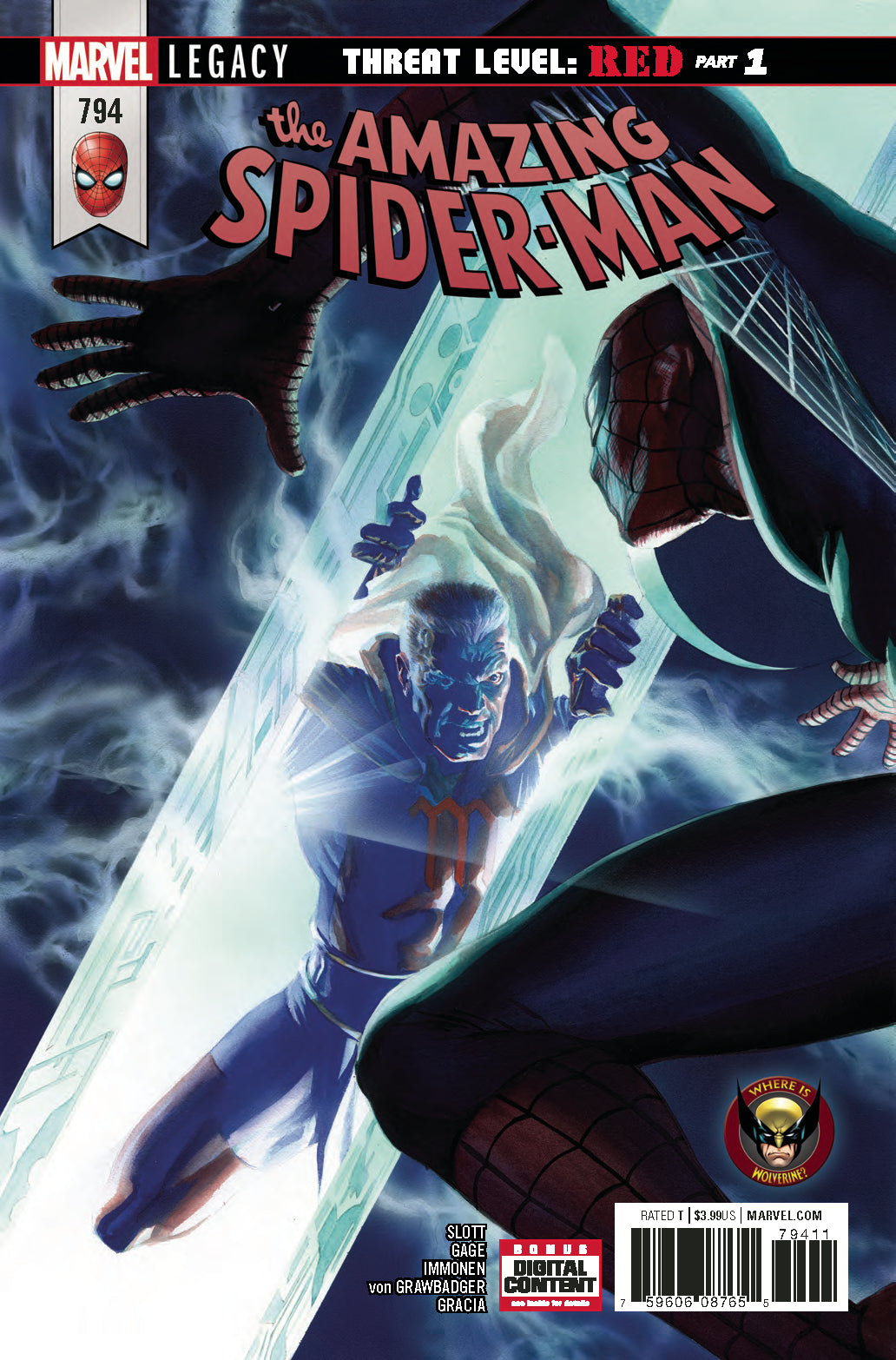 AMAZING SPIDER-MAN #794 LEG WW COVER