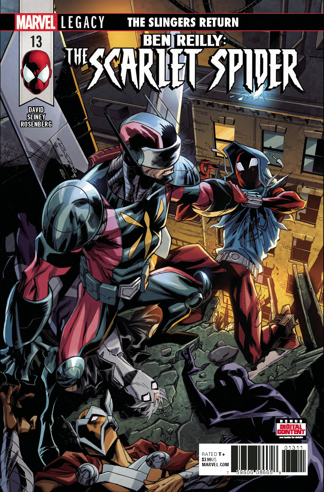 BEN REILLY SCARLET SPIDER #13 LEG COVER