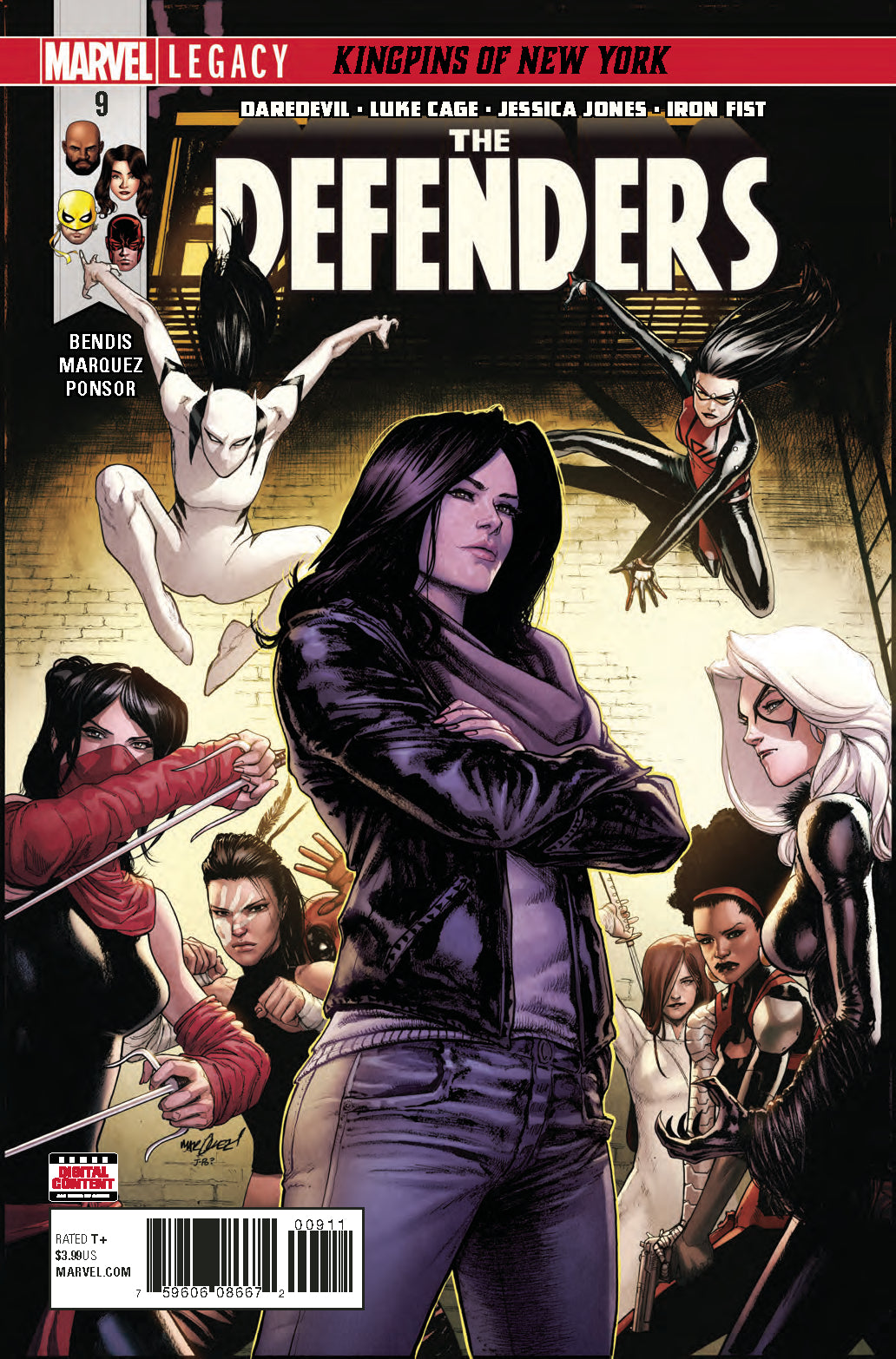 DEFENDERS #9 LEG COVER