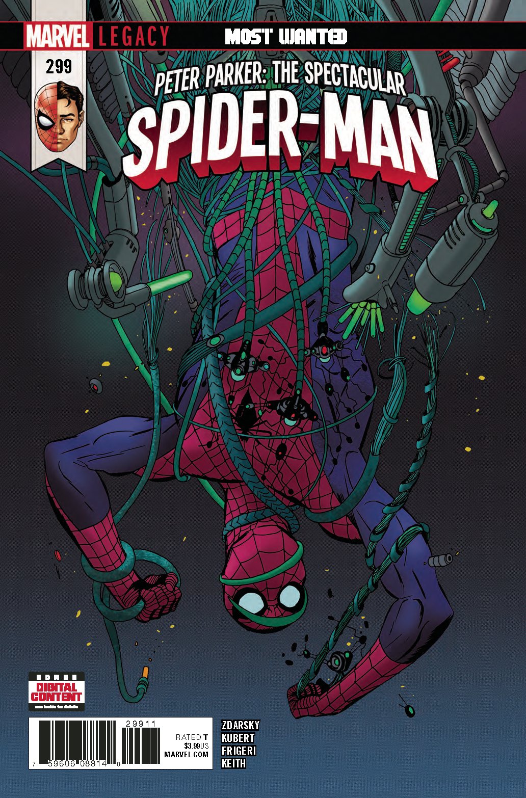 PETER PARKER SPECTACULAR SPIDER-MAN #299 LEG COVER
