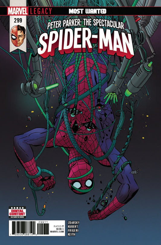 PETER PARKER SPECTACULAR SPIDER-MAN #299 LEG COVER