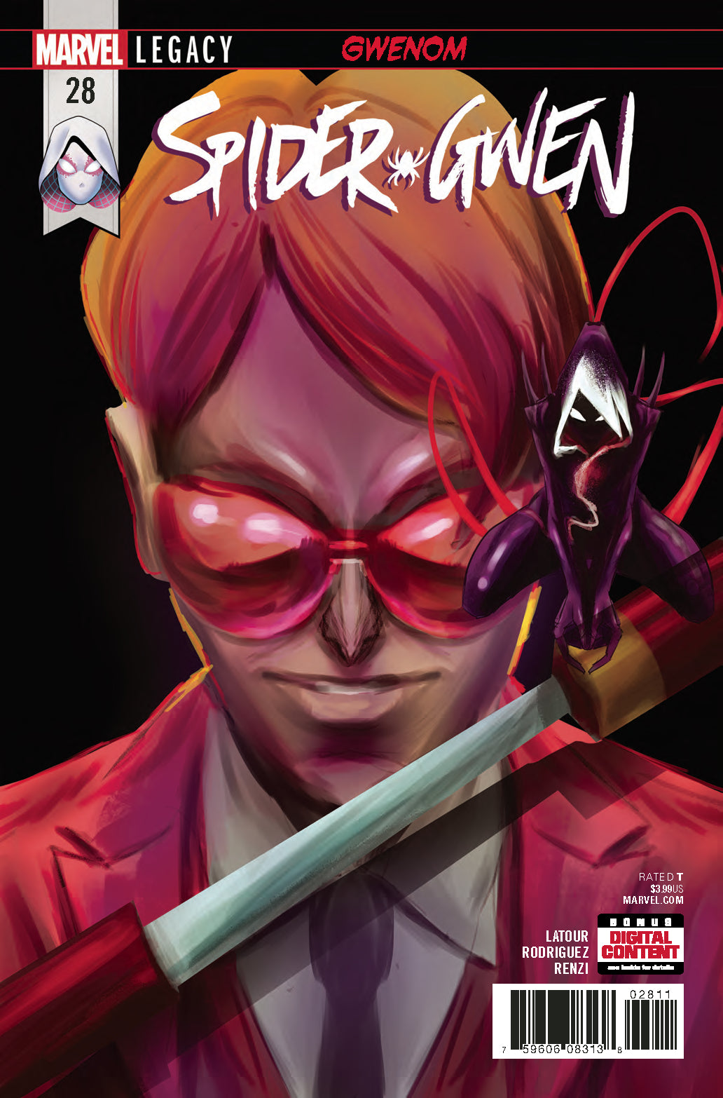 SPIDER-GWEN #28 LEG COVER