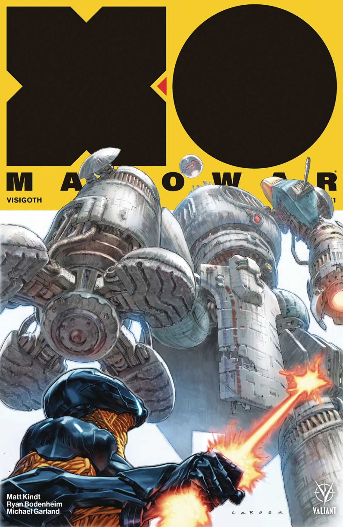 X-O MANOWAR (2017) #11 CVR A LAROSA (NEW ARC) COVER