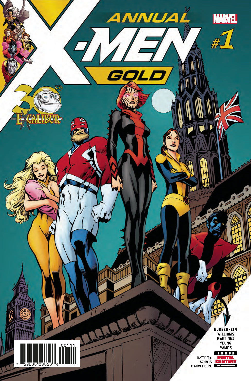 X-MEN GOLD ANNUAL #1 LEG COVER