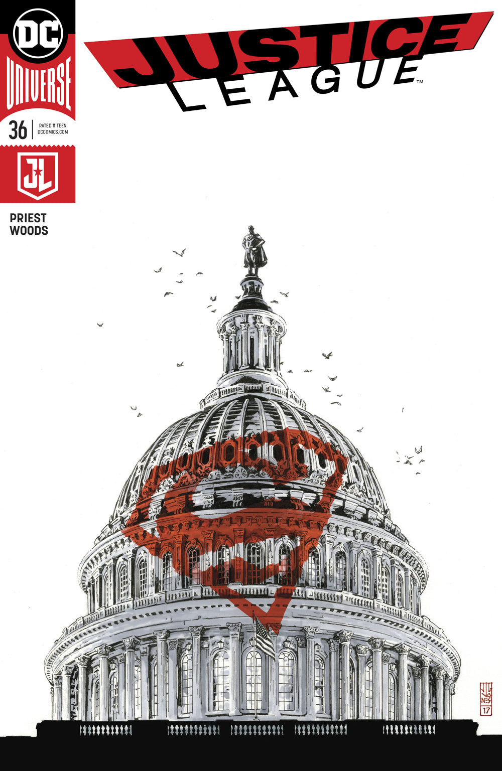 JUSTICE LEAGUE #36 VAR ED COVER