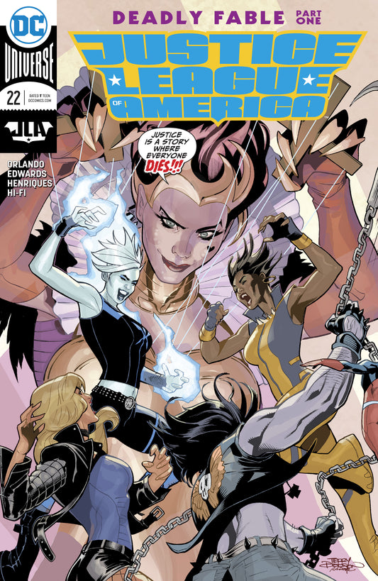 JUSTICE LEAGUE OF AMERICA #22 COVER