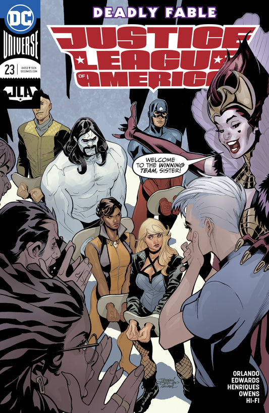 JUSTICE LEAGUE OF AMERICA #23 COVER