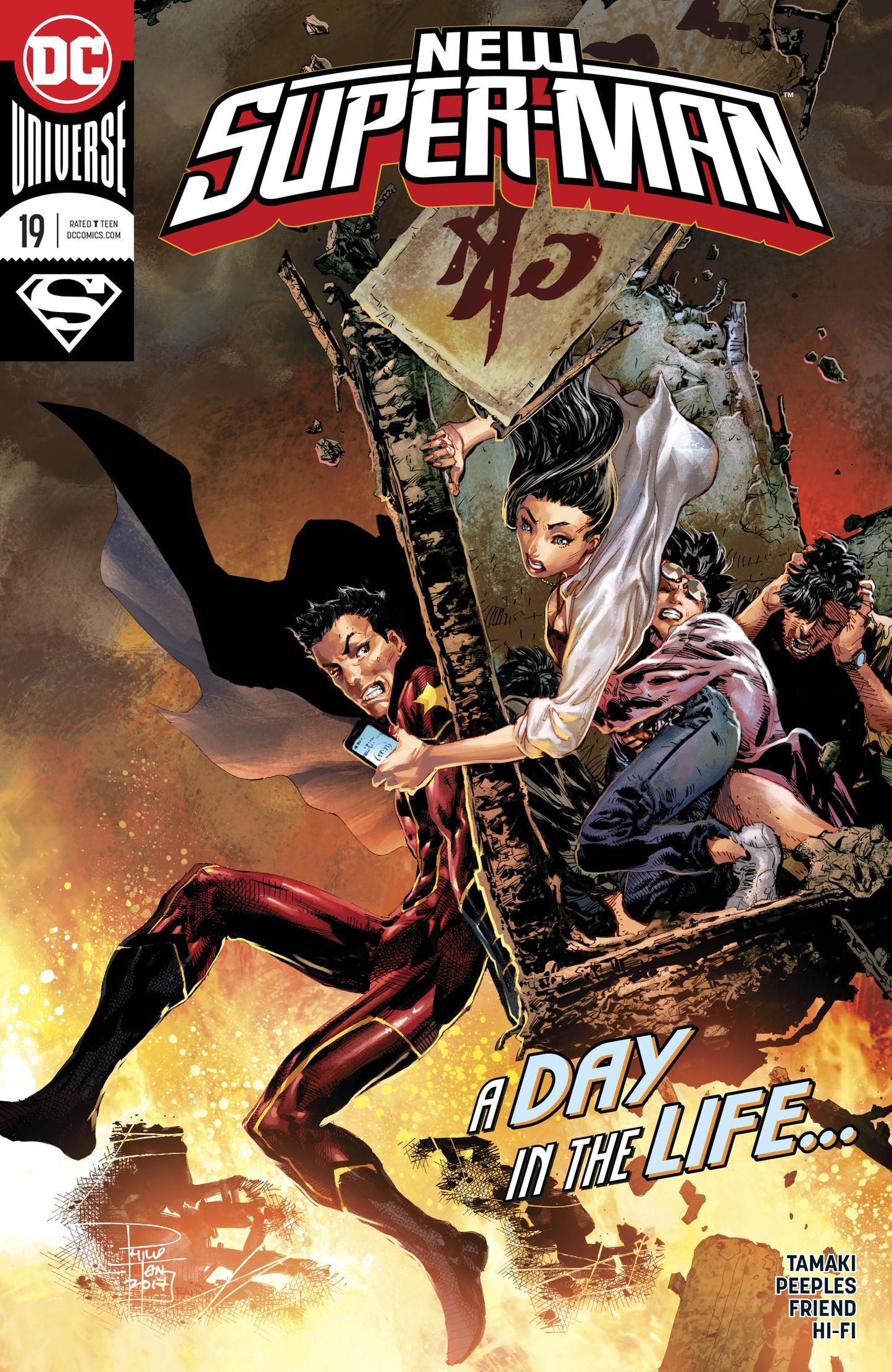 NEW SUPER MAN #19 COVER