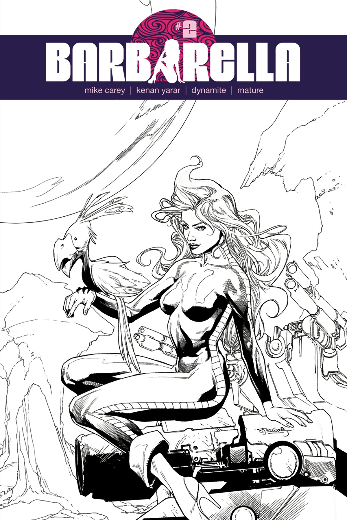 BARBARELLA #2 CVR F 10 COPY SEGOVIA B&W INCV  (MR) COVER