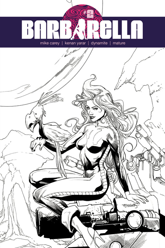 BARBARELLA #2 CVR F 10 COPY SEGOVIA B&W INCV  (MR) COVER