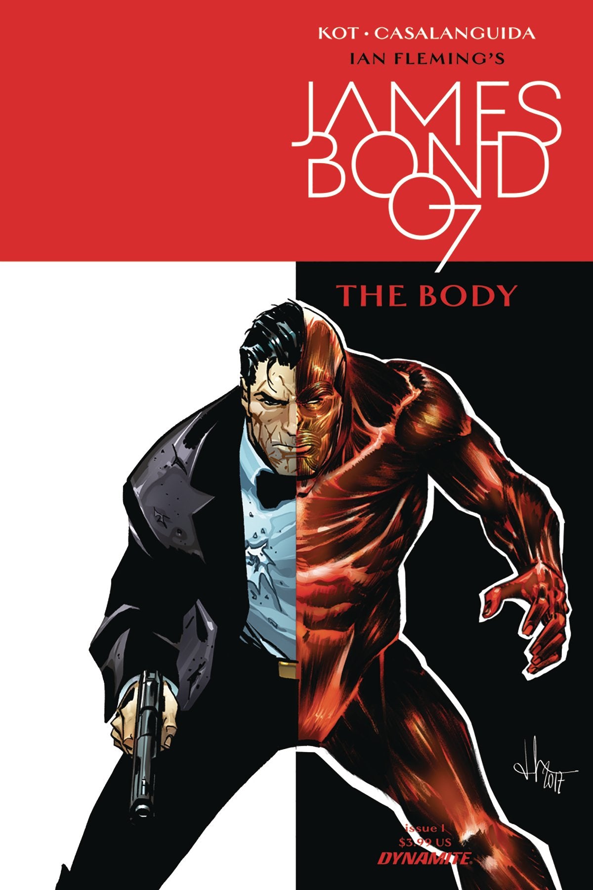 JAMES BOND THE BODY #1 CVR A CASALANGUIDA COVER