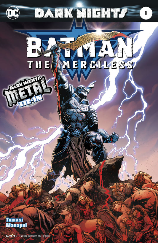 BATMAN THE MERCILESS #1 METAL 2ND PTG COVER