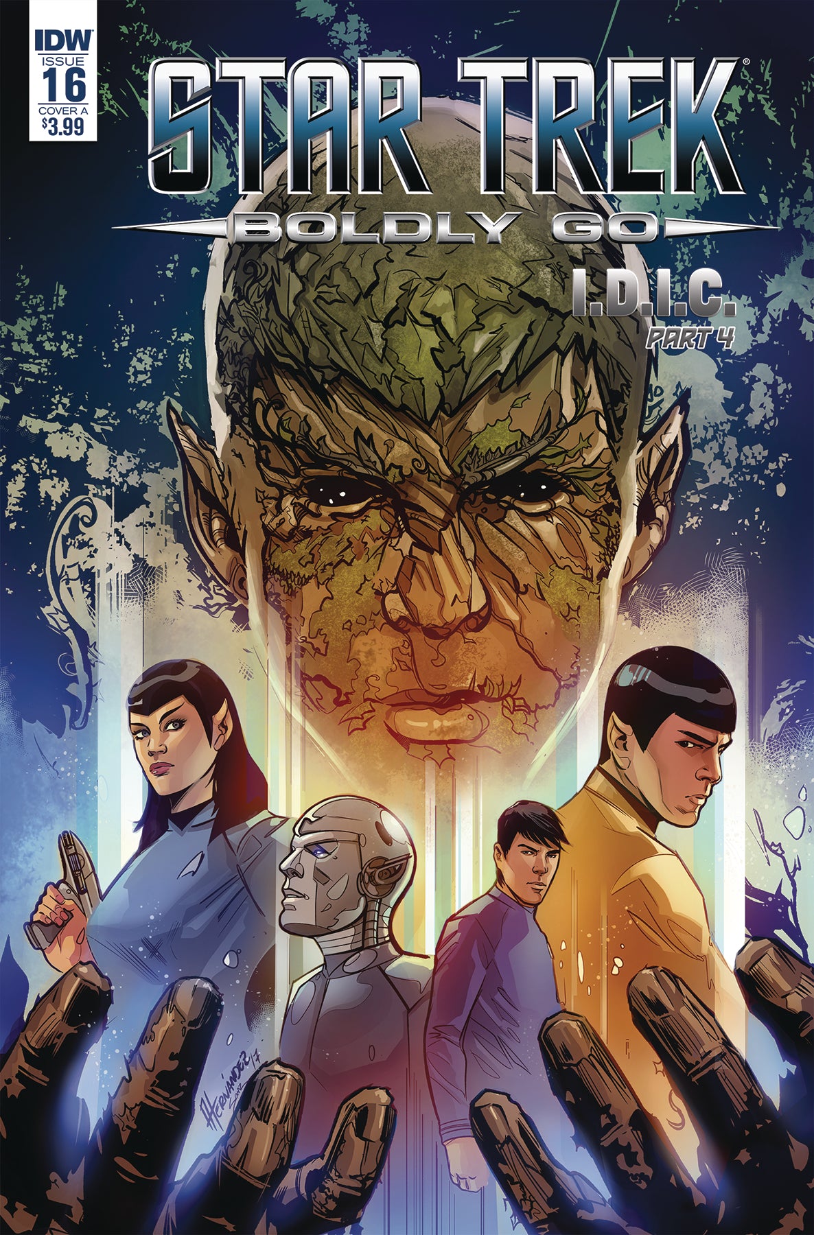STAR TREK BOLDLY GO #16 CVR A HERNANDEZ COVER