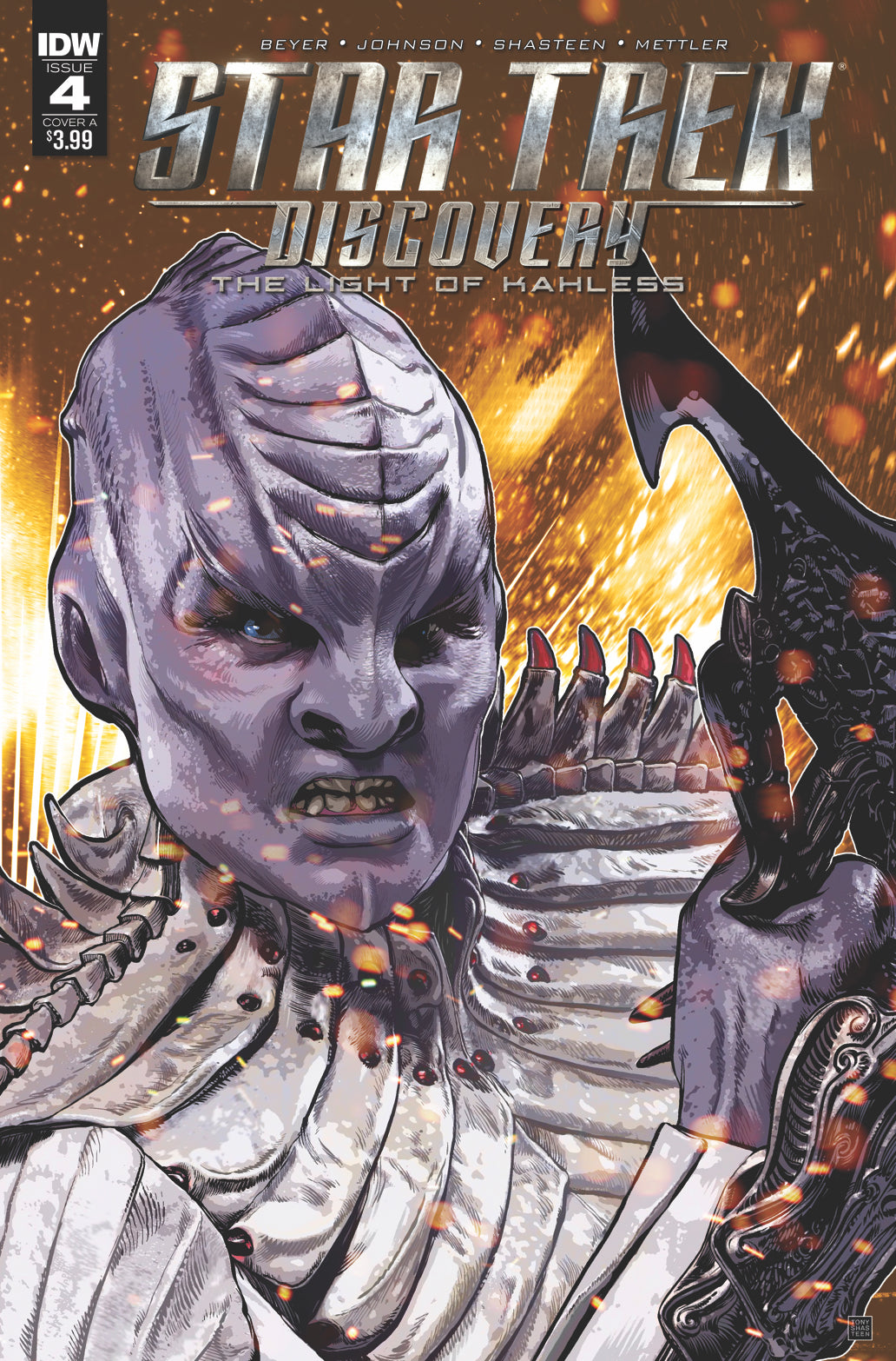 STAR TREK DISCOVERY #4 CVR A SHASTEEN COVER