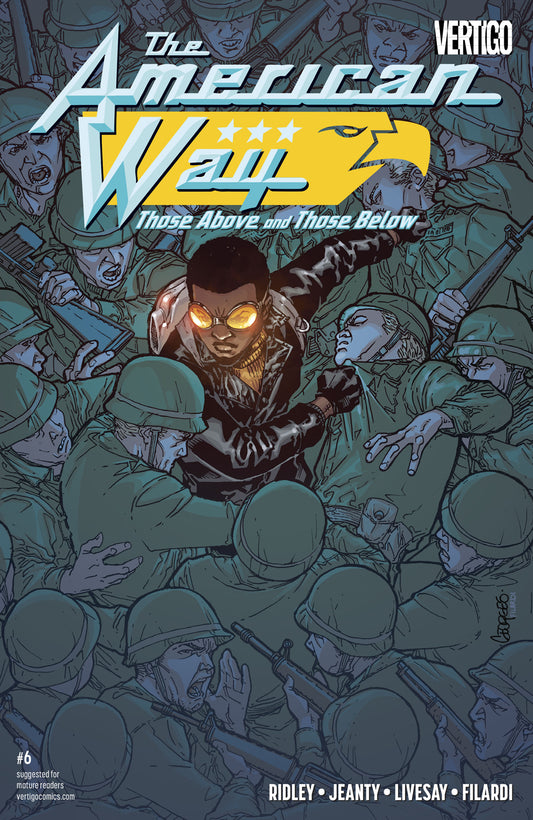 AMERICAN WAY THOSE ABOVE AND BELOW #6 (OF 6) (MR) COVER