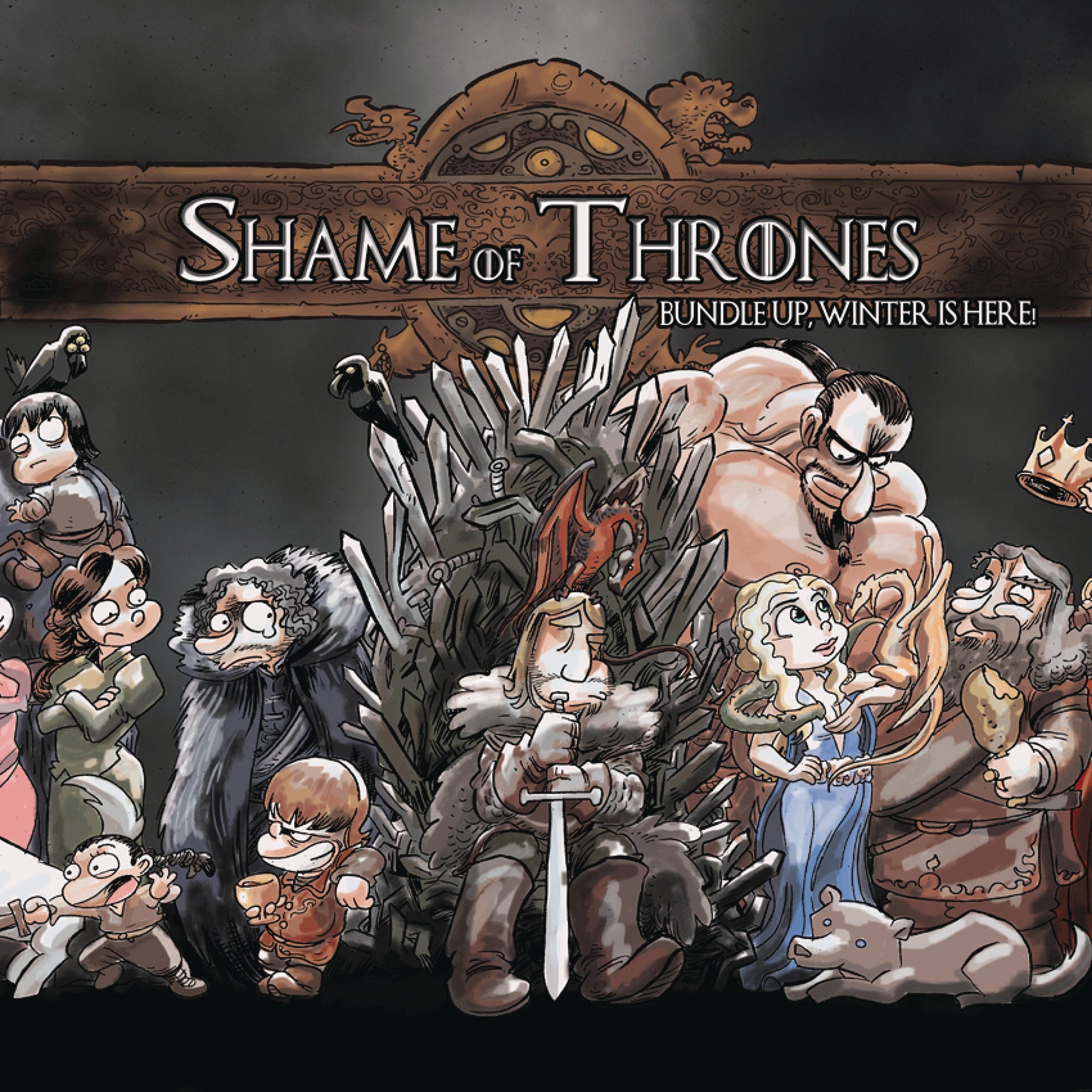 SHAME OF THRONES BUNDLE UP WINTER IS HERE OGN (MR) COVER