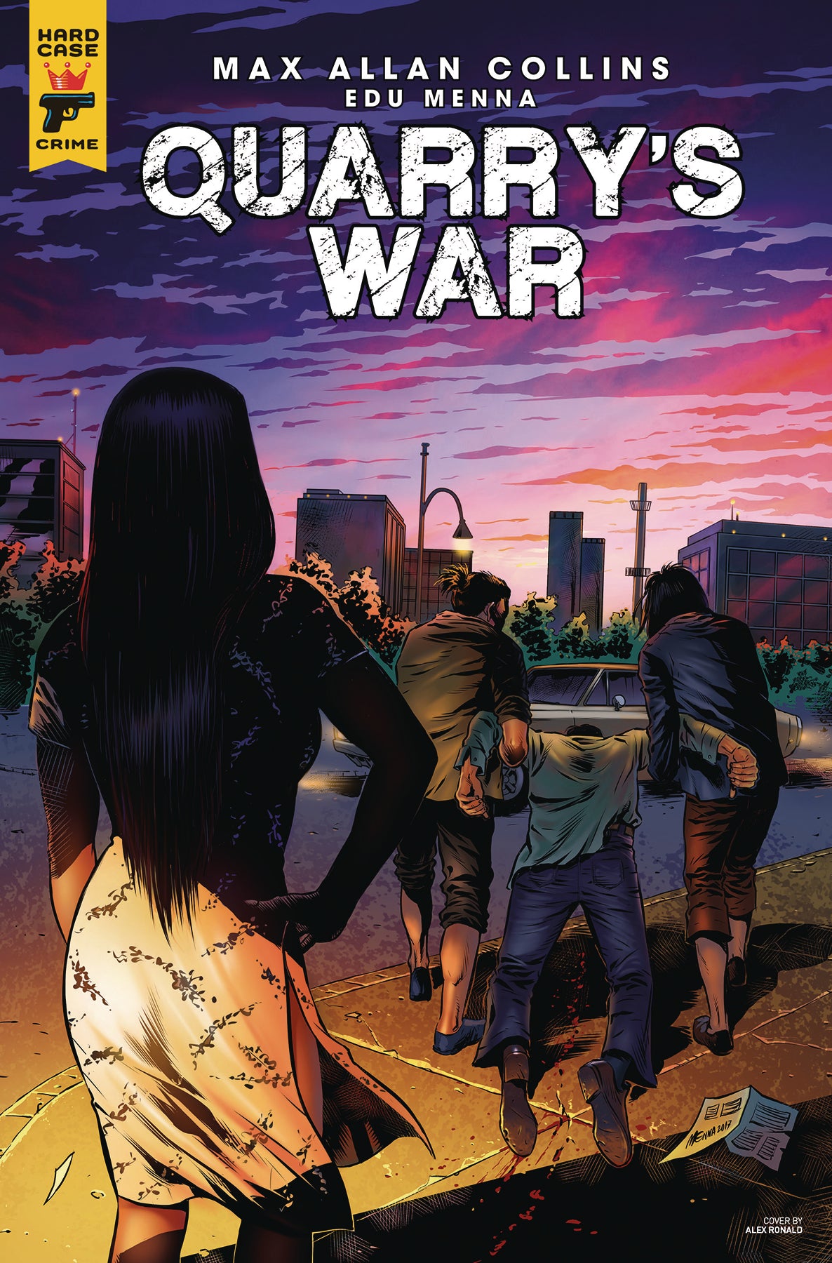 QUARRYS WAR #4 (OF 4) CVR B MENNA COVER