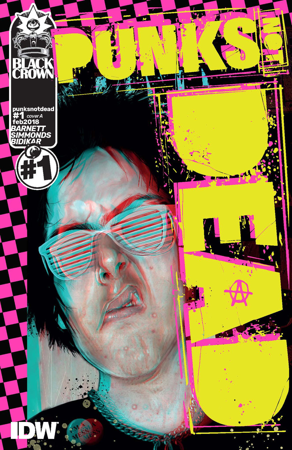 PUNKS NOT DEAD #1 CVR A SIMMONDS COVER