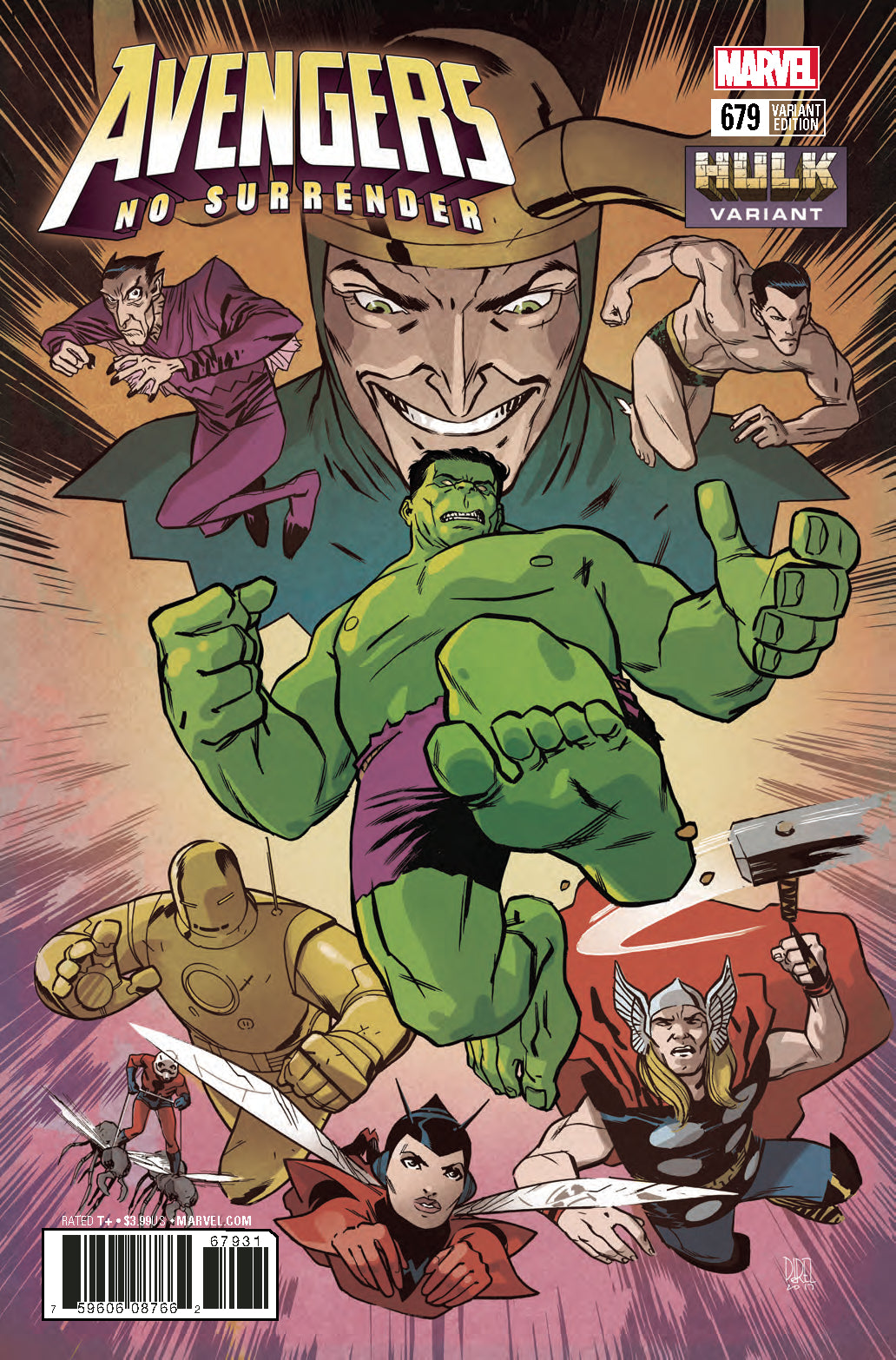 AVENGERS #679 PEREZ HULK VAR LEG COVER