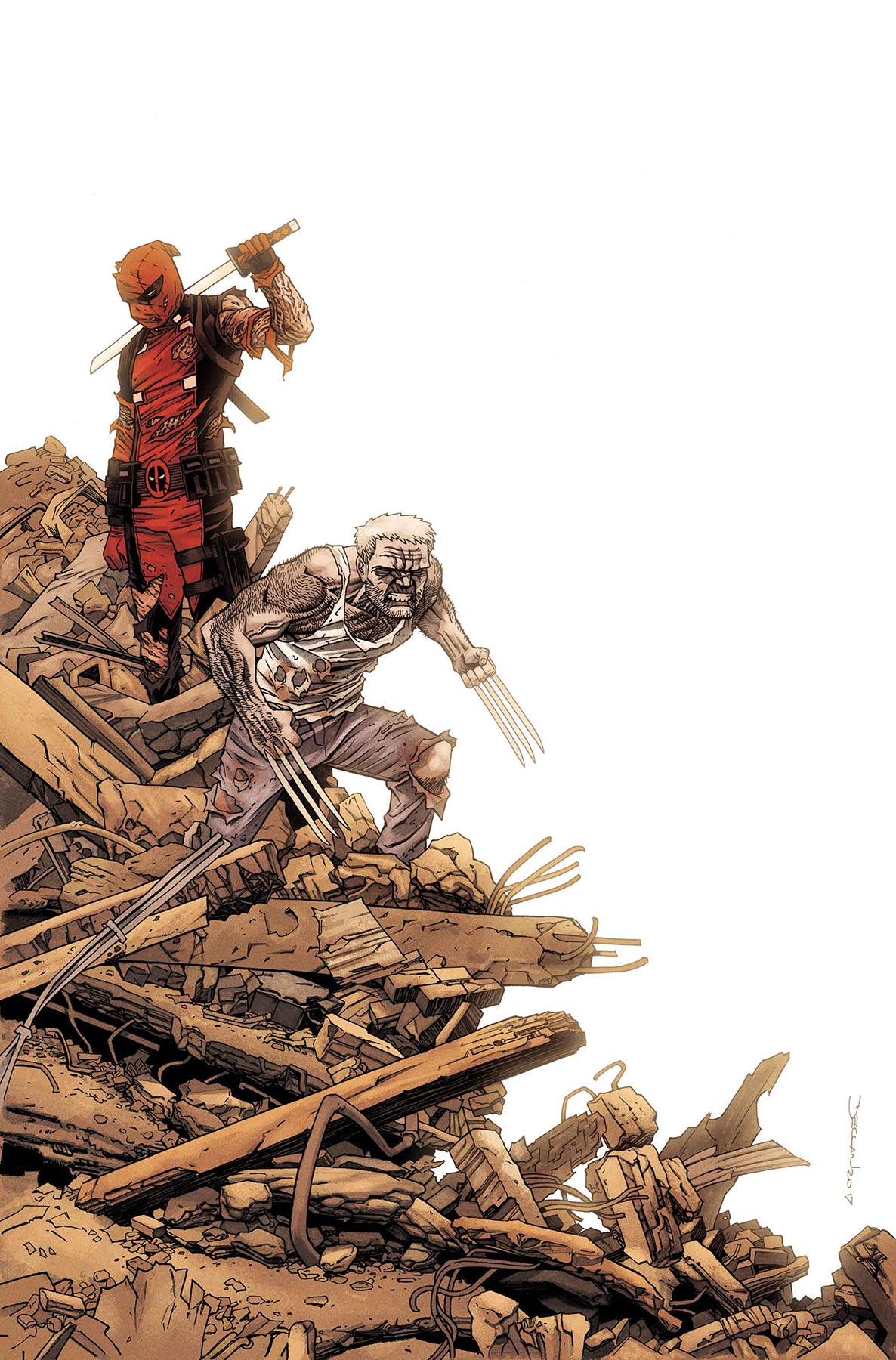 DEADPOOL VS OLD MAN LOGAN #5 (OF 5) COVER
