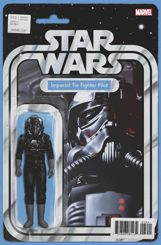 STAR WARS #43 CHRISTOPHER ACTION FIGURE VAR COVER