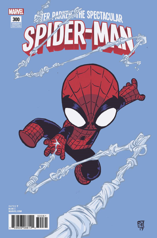 PETER PARKER SPECTACULAR SPIDER-MAN #300 YOUNG VAR LEG COVER