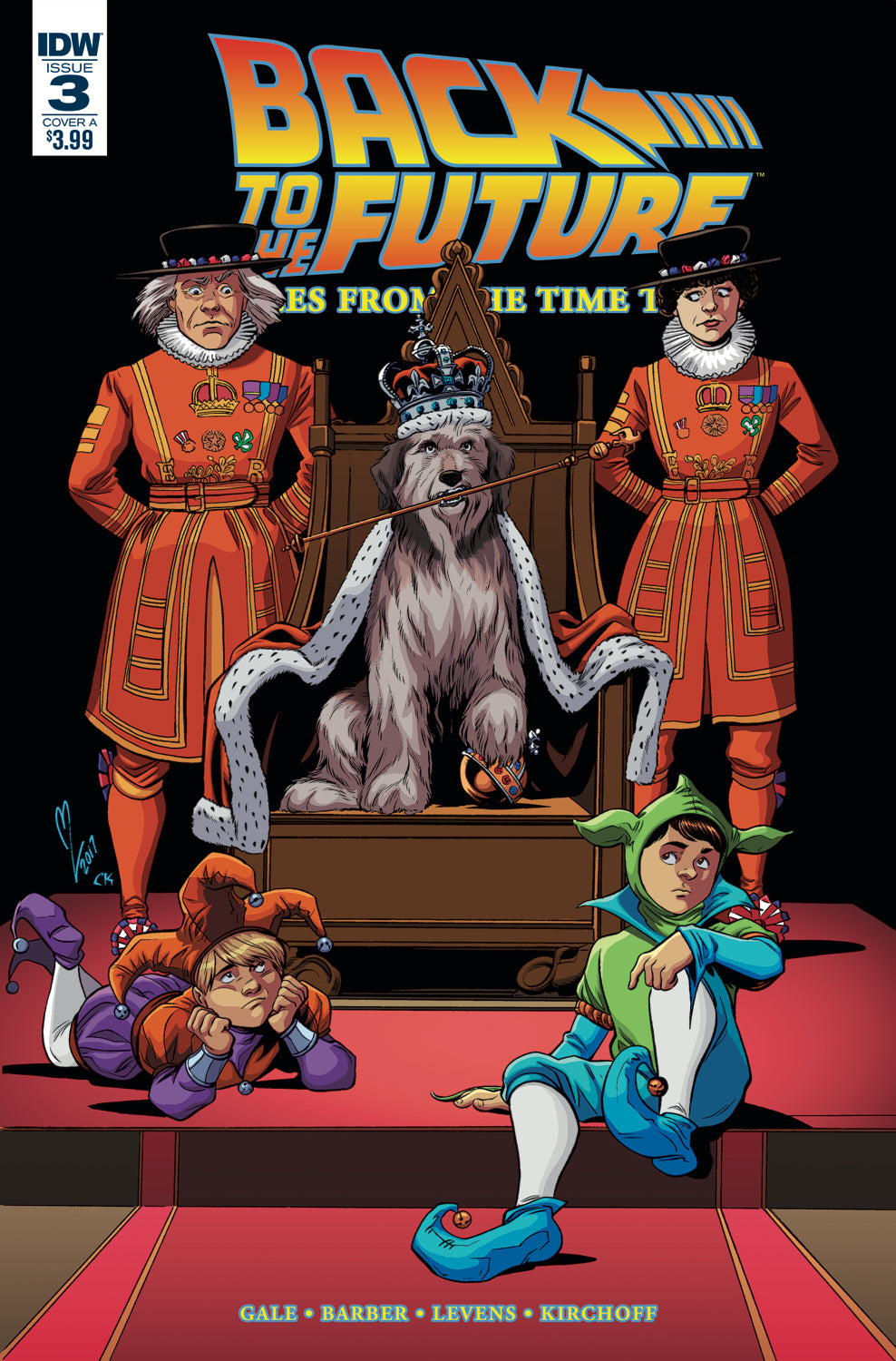 BACK TO THE FUTURE TIME TRAIN #3 CVR A LEVENS COVER