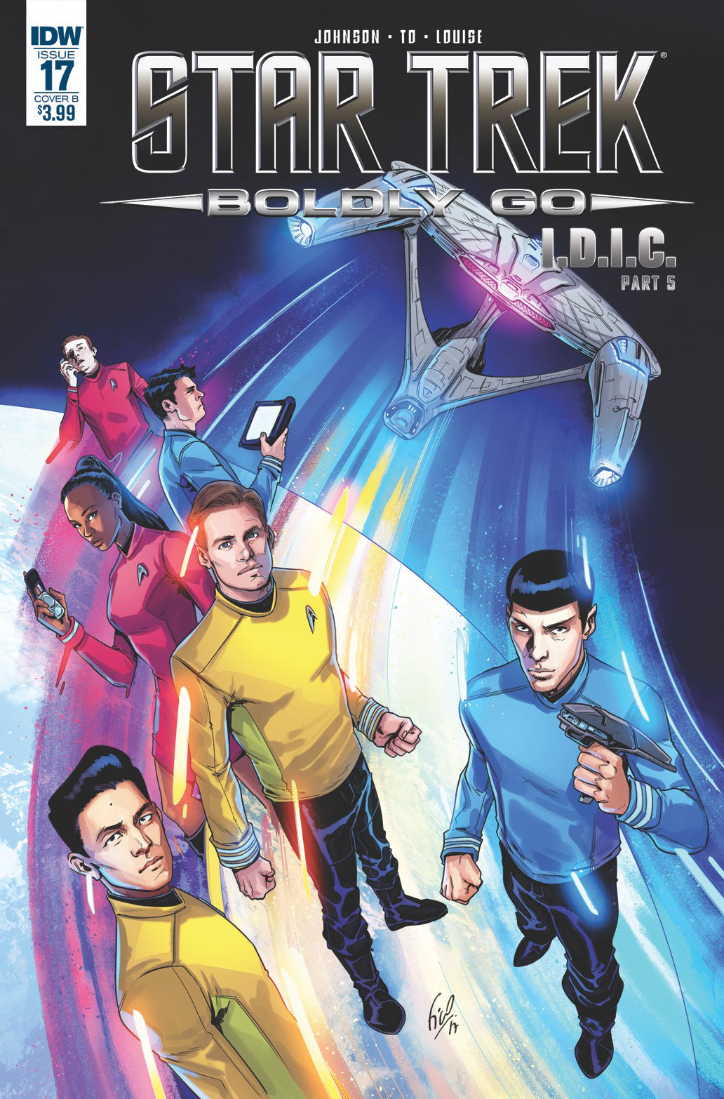 STAR TREK BOLDLY GO #17 CVR BOSSIO COVER