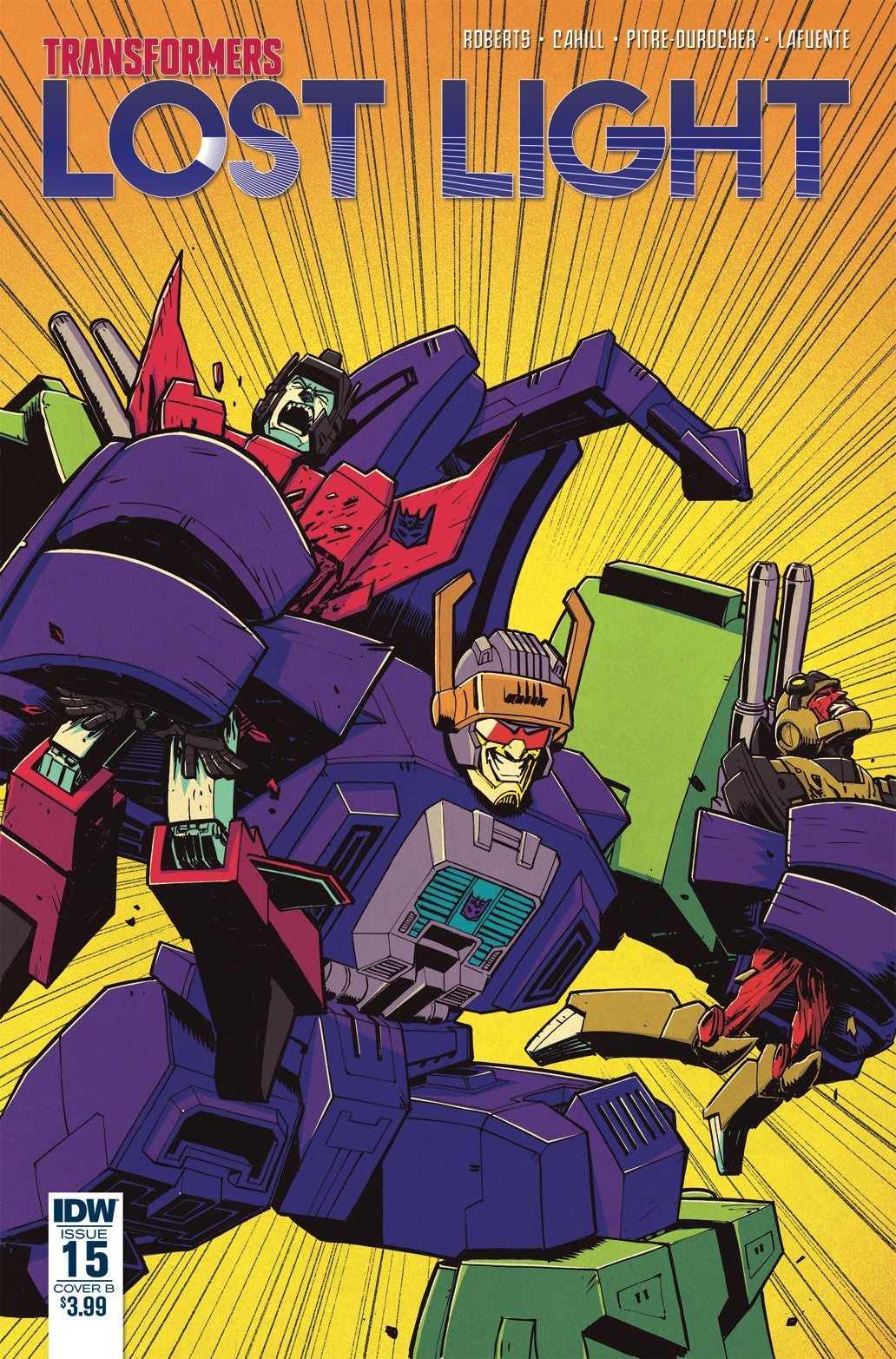 TRANSFORMERS LOST LIGHT #15 CVR B ROCHE COVER
