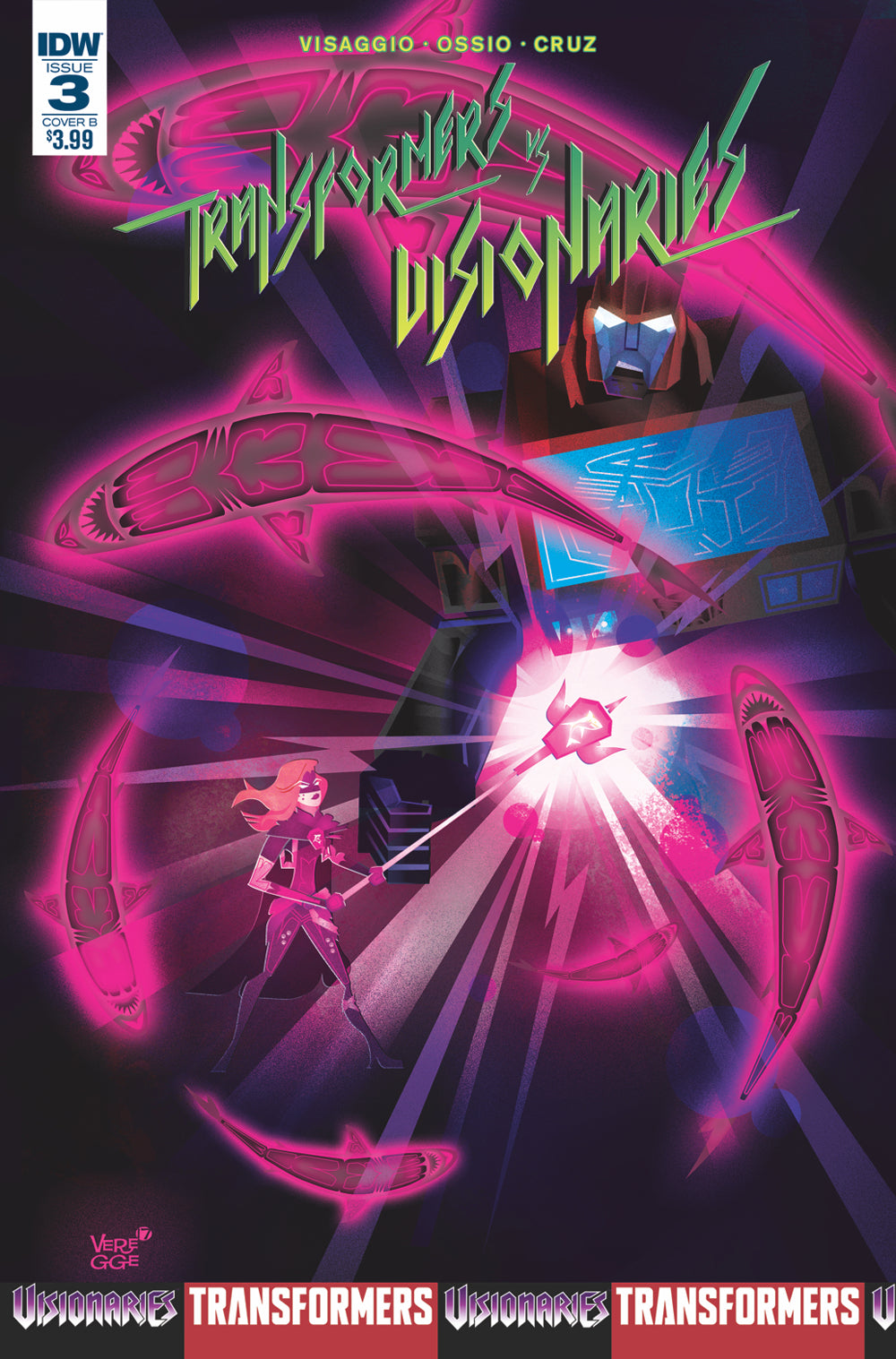TRANSFORMERS VS VISIONARIES #3 (OF 5) CVR B VEREGGE COVER