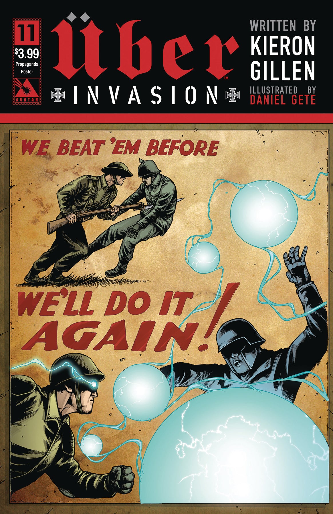 UBER INVASION #11 PROPAGANDA POSTER CVR (MR) COVER