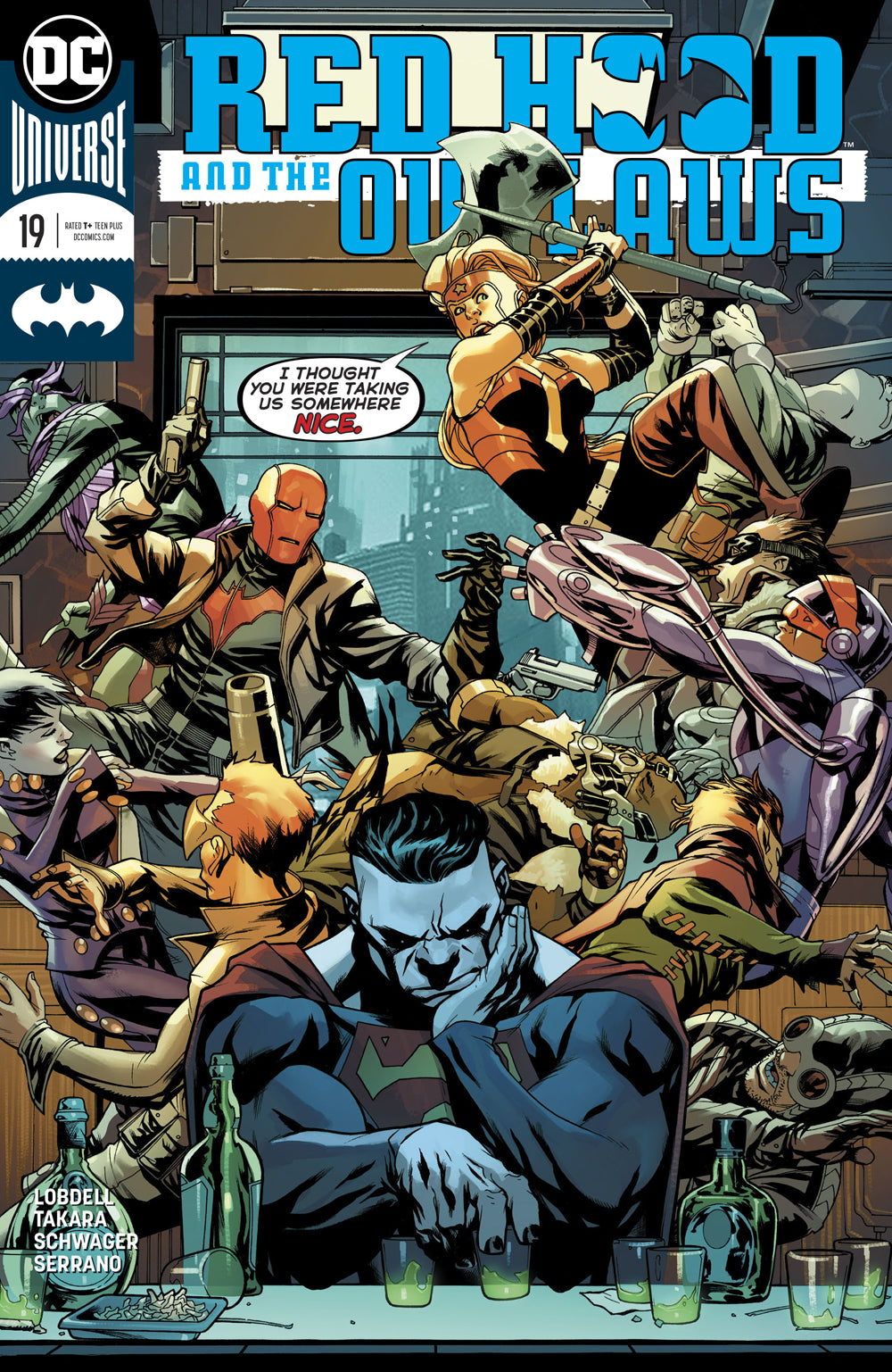 RED HOOD AND THE OUTLAWS #19 COVER