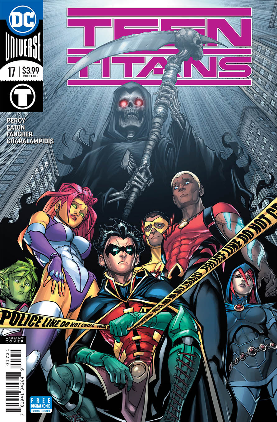 TEEN TITANS #17 VAR ED COVER